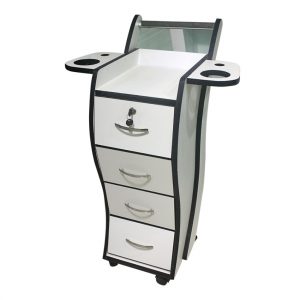 Ayudante color blanco - Fábrica de Muebles para Peluquería en Lima